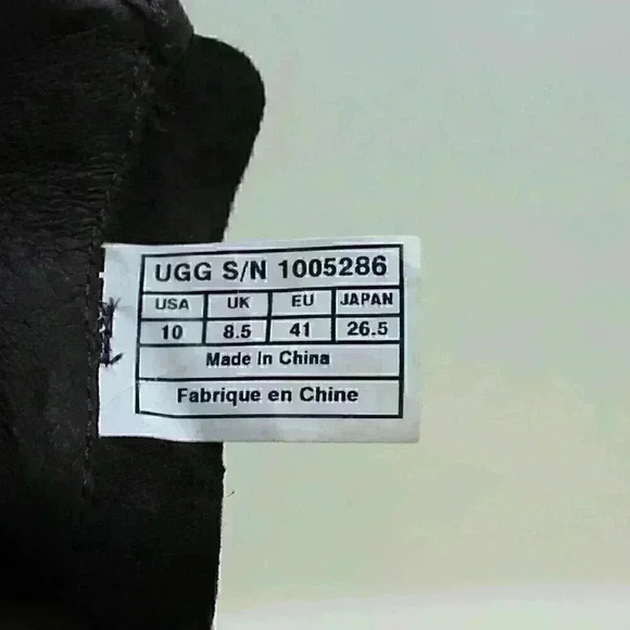 UGG Australia Emalie Women's Brown Leather Wedge Ankle Boots Size US 10 - Picture 9 of 10